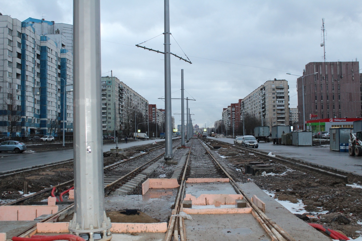 Pietari — Track repairs; Pietari — Tram lines and infrastructure