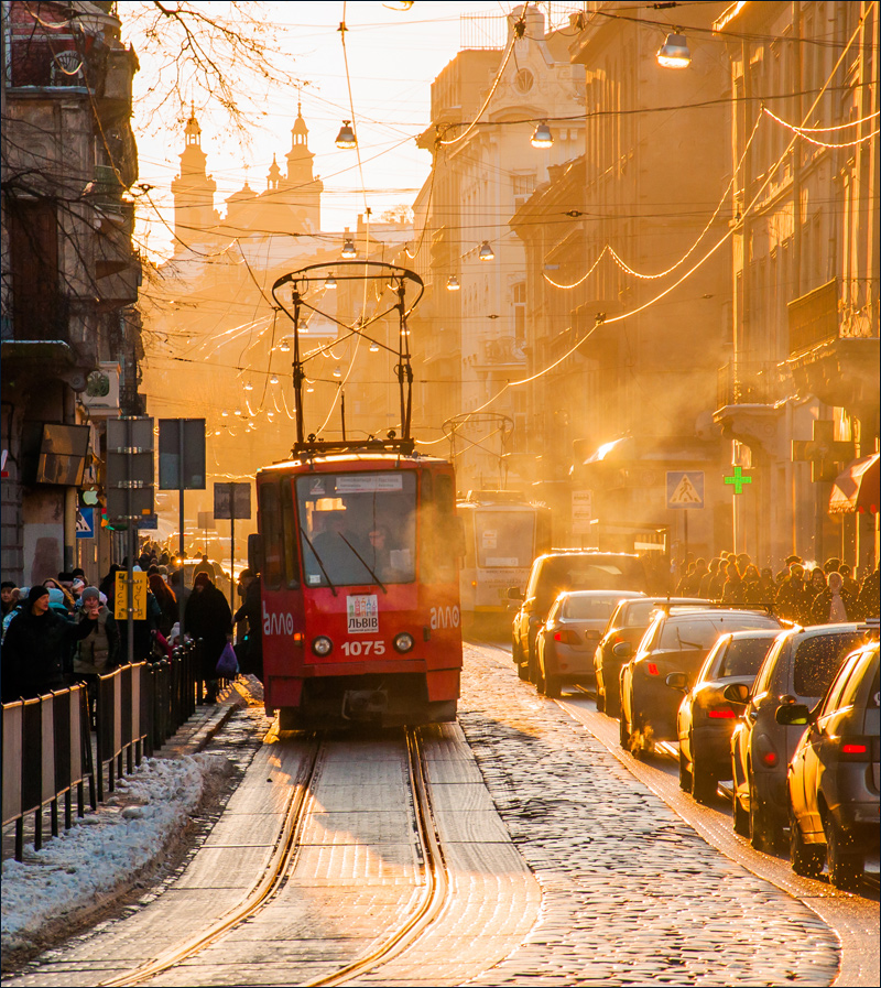 Львов, Tatra KT4SU № 1075