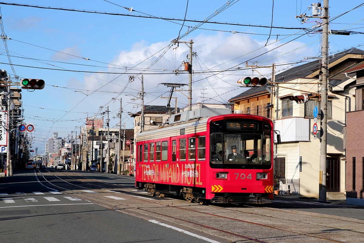 Osaka, Tokyu Sharyo mo 701 kata (東急車輛製造 モ701形) # 704
