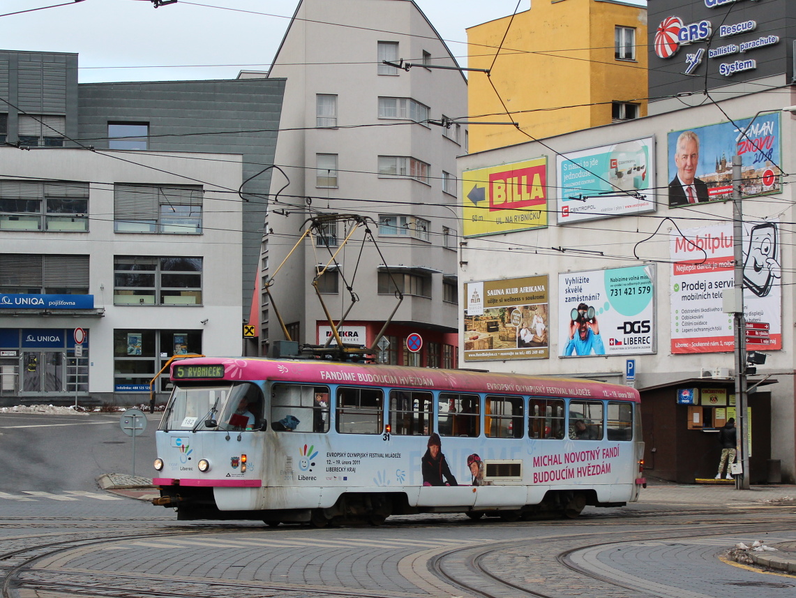 Либерец ― Яблонец-над-Нисой, Tatra T3 № 31