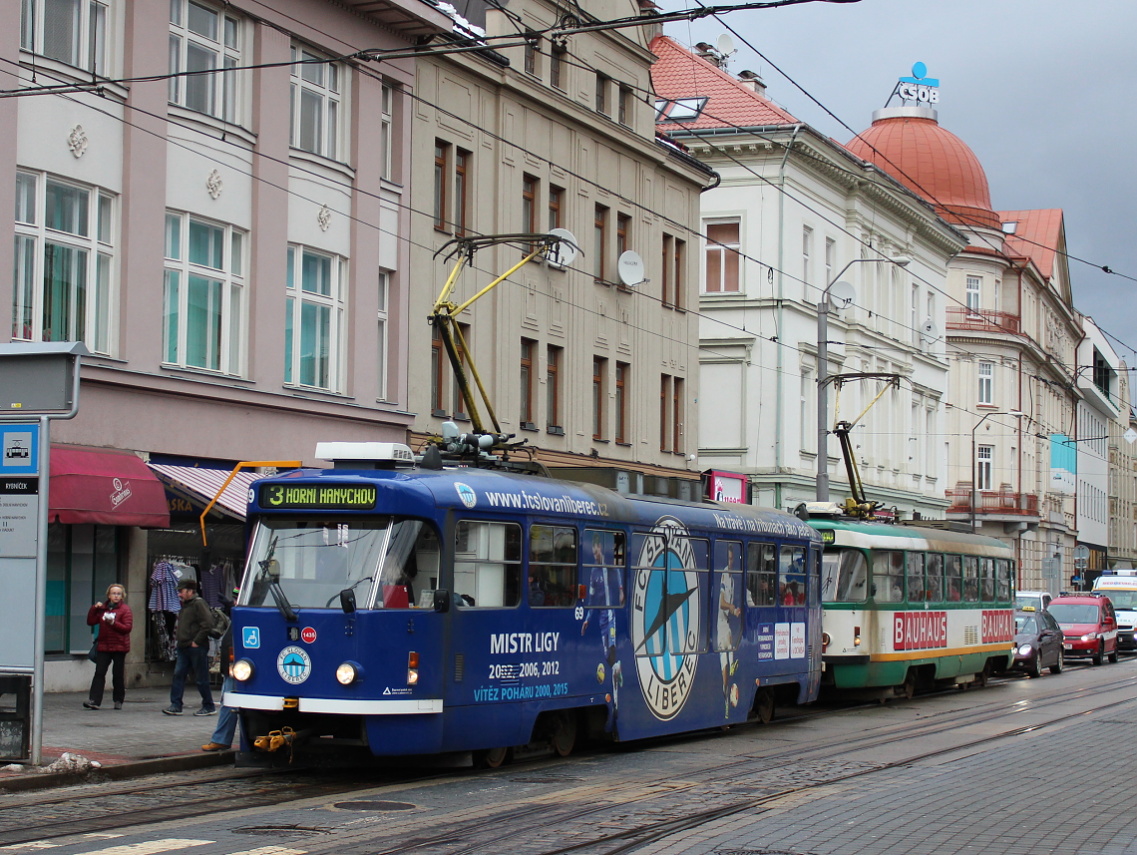 Liberec ― Jablonec nad Nisou, Tatra T3R.SLF № 69