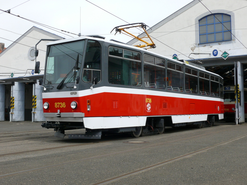 Prague, Tatra T6A5 № 8736