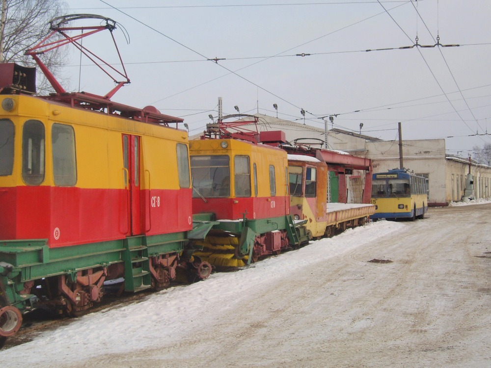 Иваново, ГС-4 (КРТТЗ) № СГ-8; Иваново, ВТК-01 № СГ-10; Иваново, ТК-28 № ТК-28; Иваново, ЗиУ-682В № 355