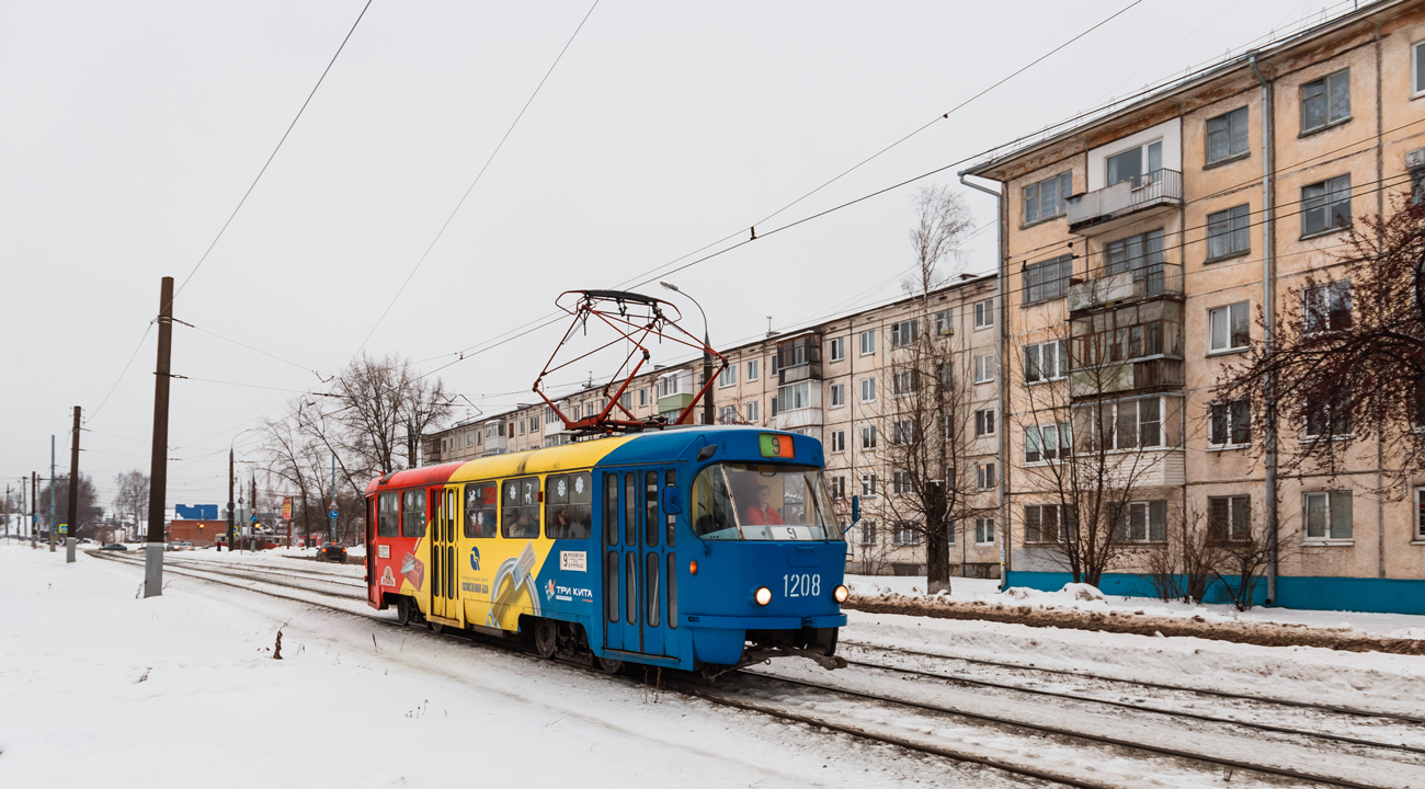 Ижевск, Tatra T3K № 1208