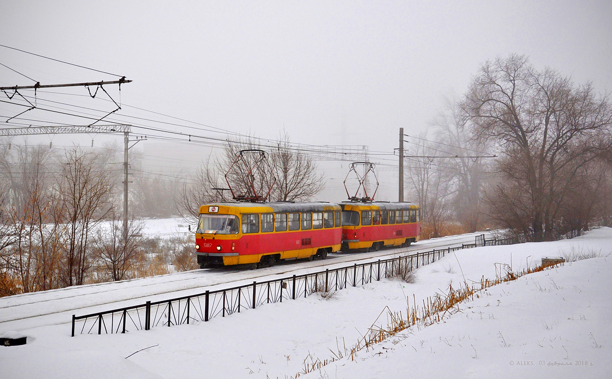 Волгоград, Tatra T3SU № 5817; Волгоград, Tatra T3SU № 5818