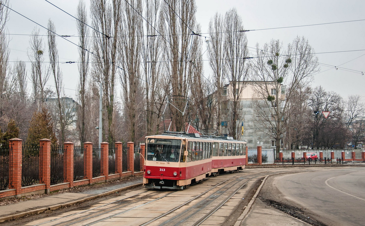 Киев, Tatra T6B5SU № 313