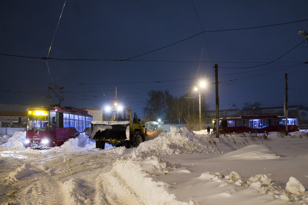 Казань — Линии ГЭТ [7] — Конечные станции и разворотные кольца; Казань — Погодные катаклизмы
