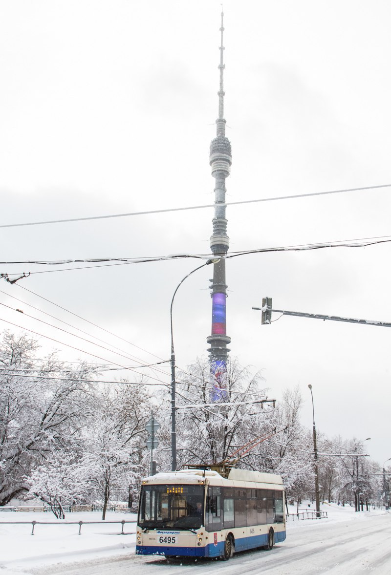 Москва, Тролза-5265.00 «Мегаполис» № 6495 Москва, Тролза-5265.00 «Мегаполис» № 6495