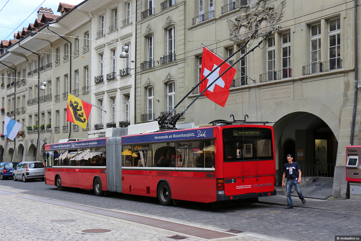 Bern, Hess SwissTrolley 2 (BGT-N1) Nr 2
