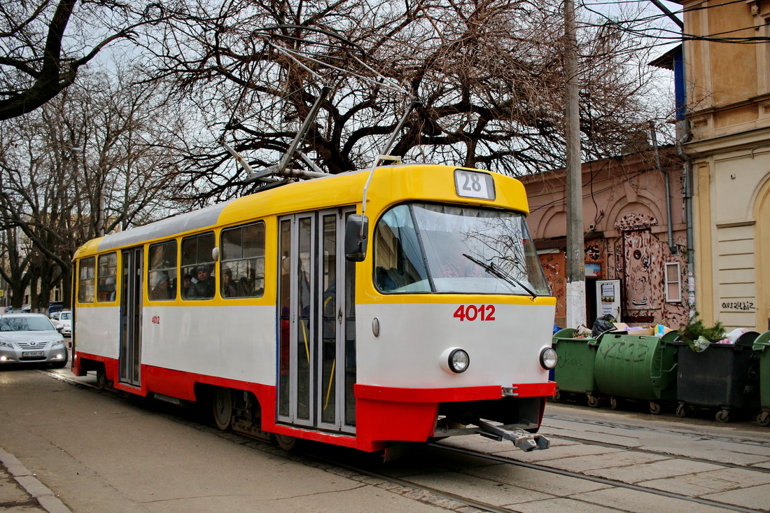 Одесса, Tatra T3R.P № 4012