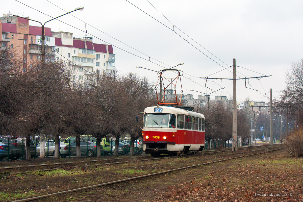 Харьков, Tatra T3A № 3036