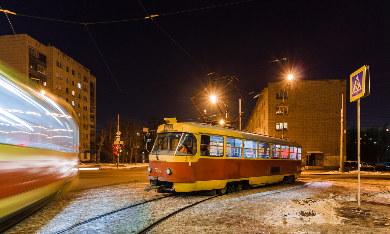 Екатеринбург, Tatra T3SU № 554