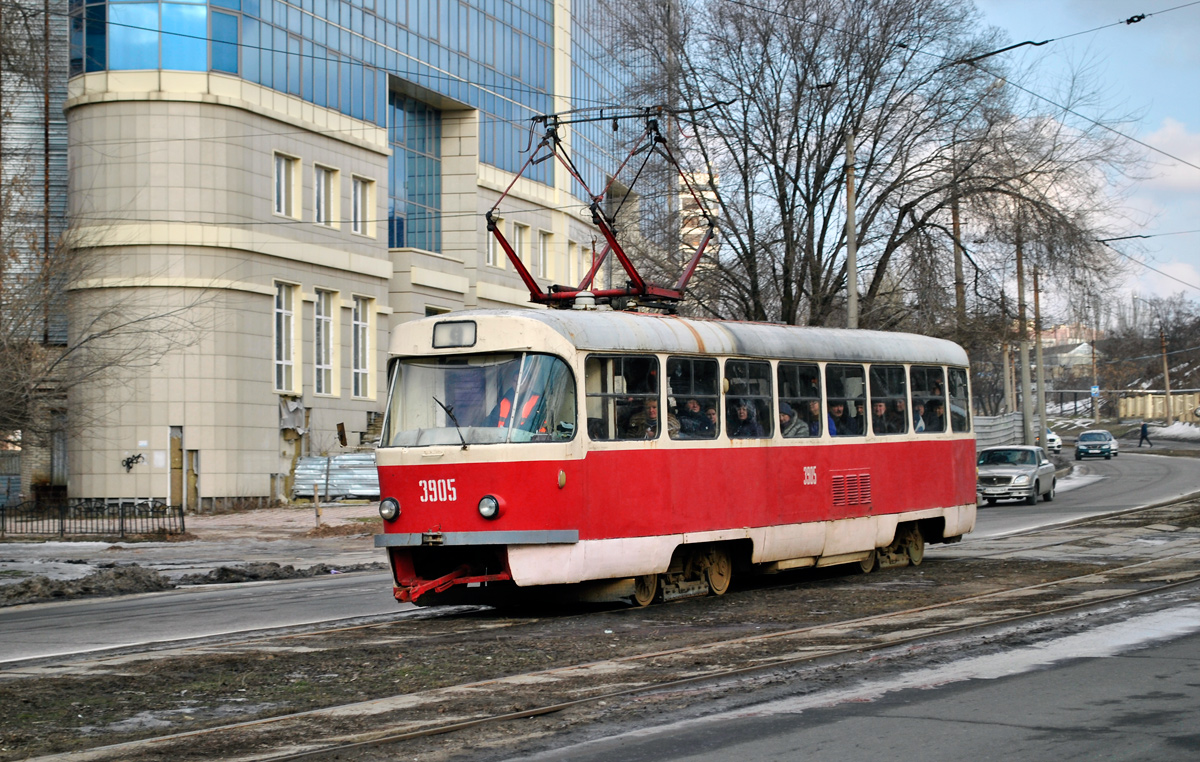 Донецк, Tatra T3SU (двухдверная) № 3905