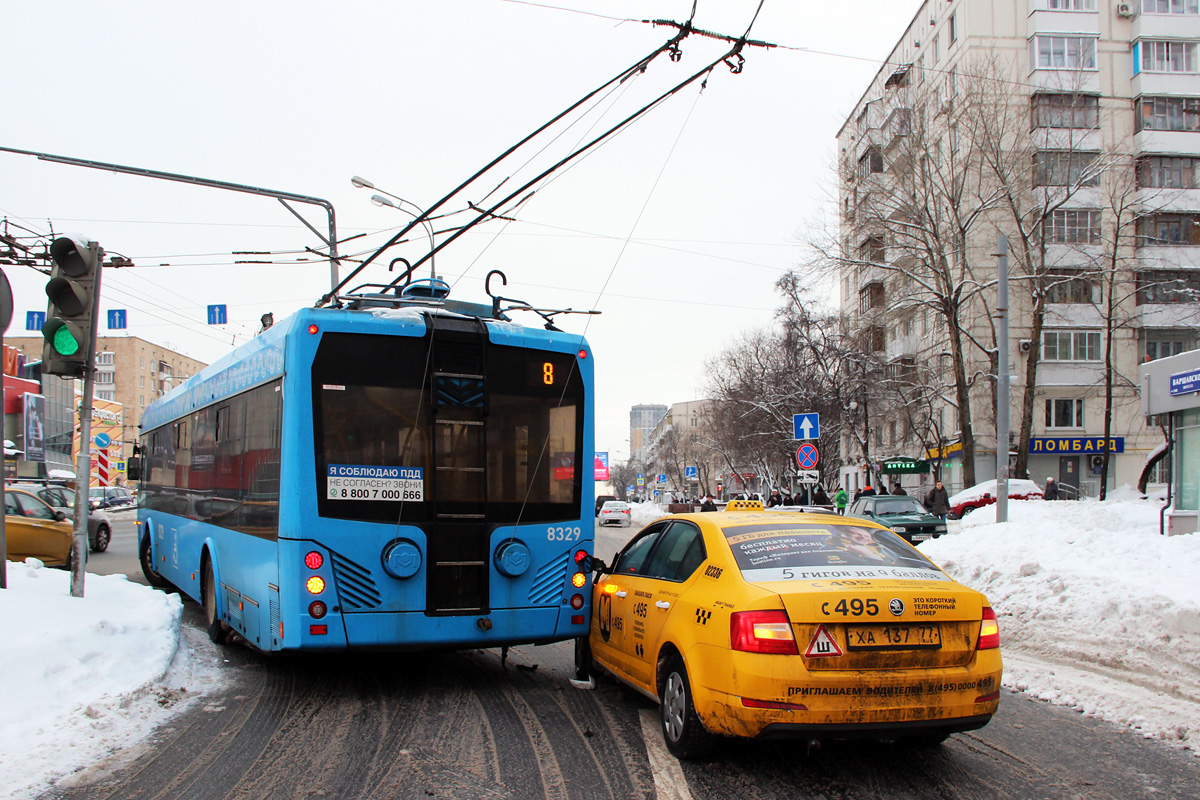 Москва, БКМ 321 № 8329; Москва — Происшествия