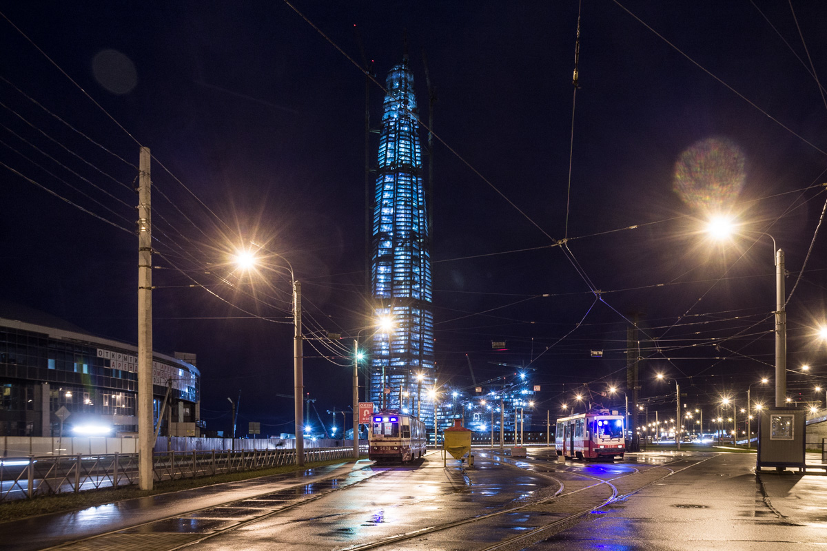 Санкт-Петербург, ЛВС-86К № 5078; Санкт-Петербург, 71-134К (ЛМ-99К) № 5317