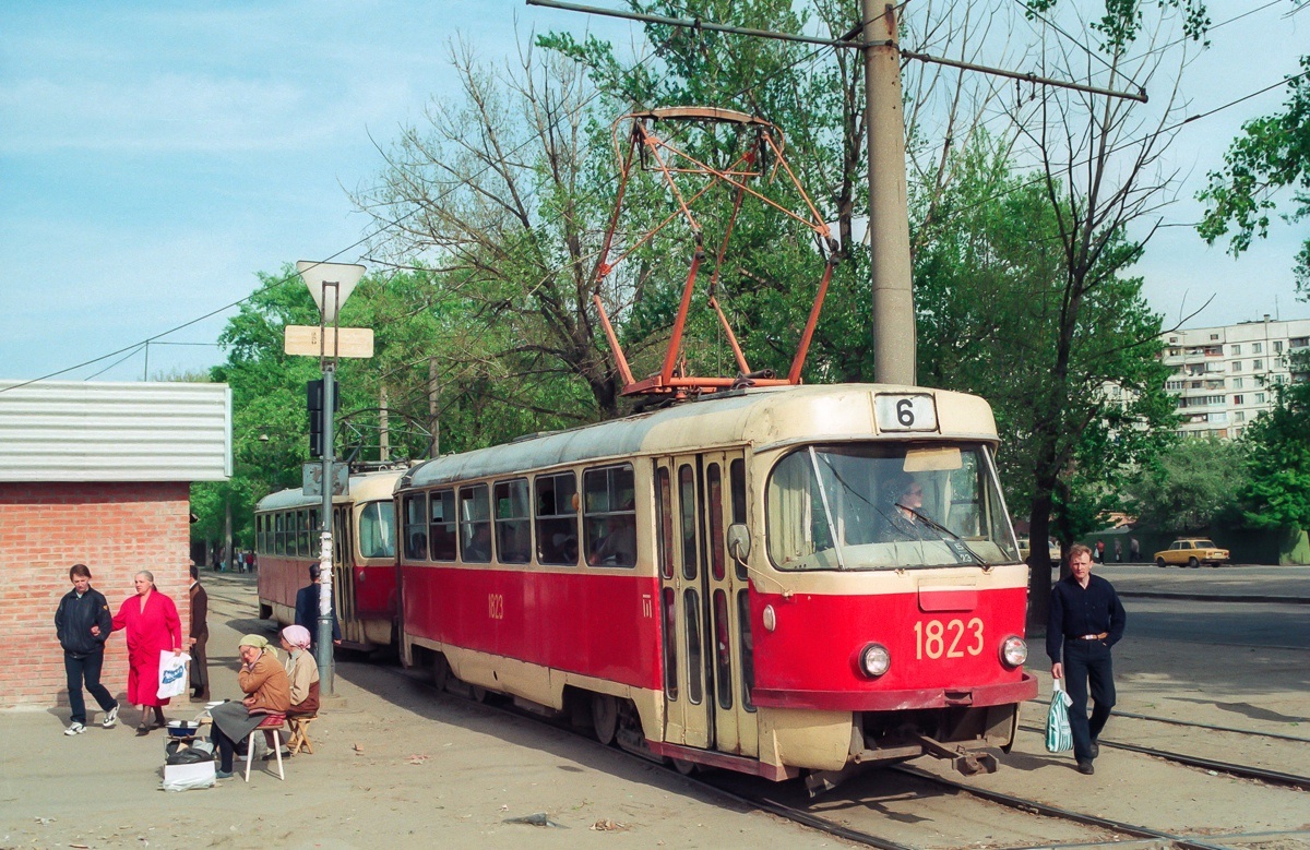 Харьков, Tatra T3SU (двухдверная) № 1823