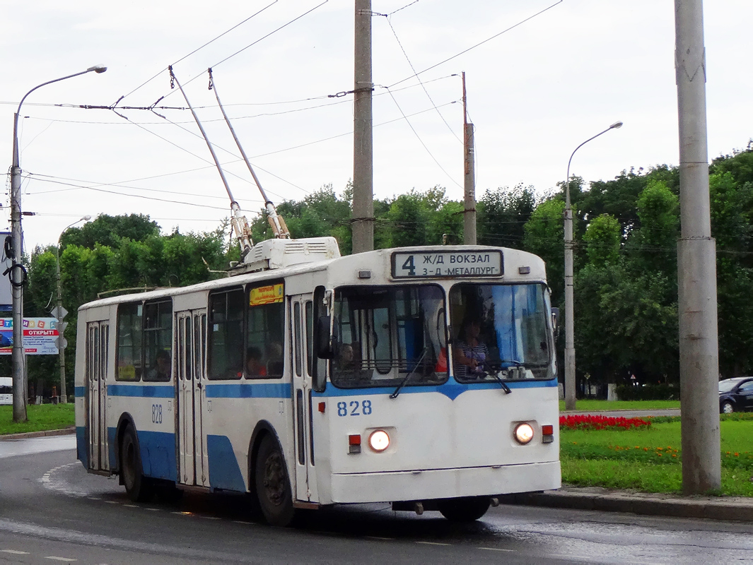 Самара, ЗиУ-682В [В00] № 828; Самара — Конечные станции и кольца (троллейбус)