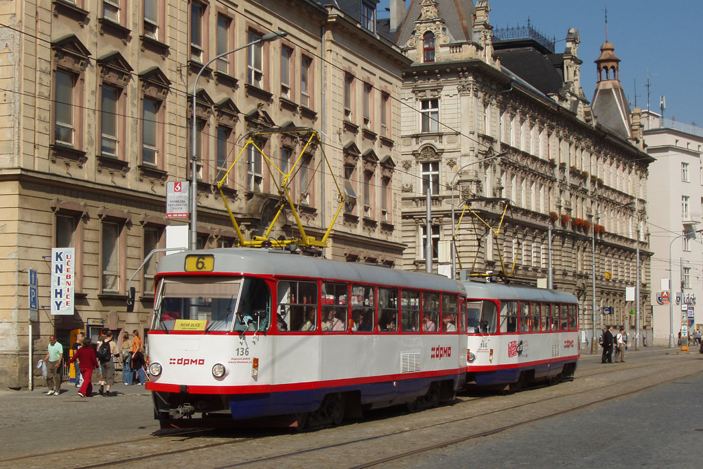 Оломоуц, Tatra T3 № 136; Оломоуц, Tatra T3SUCS № 146