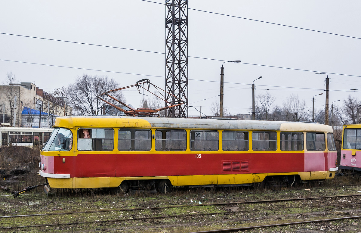 Ростов-на-Дону, Tatra T3SU (двухдверная) № 105