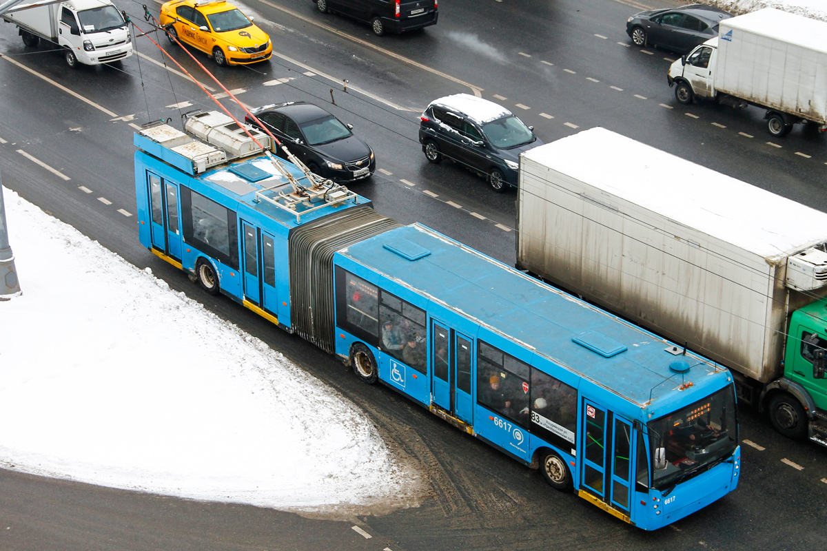 Москва, Тролза-6206.00 «Мегаполис» № 6617