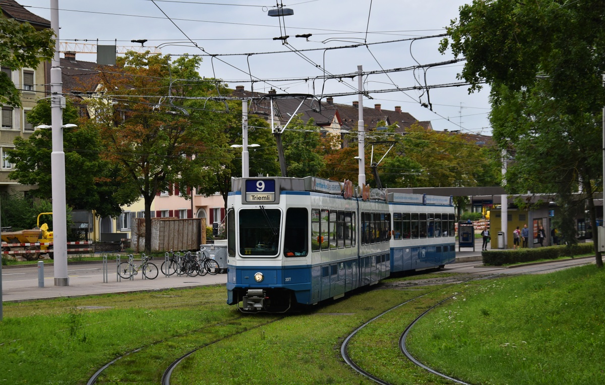 Цюрих, SWP/SIG/BBC Be 4/6 "Tram 2000" № 2077