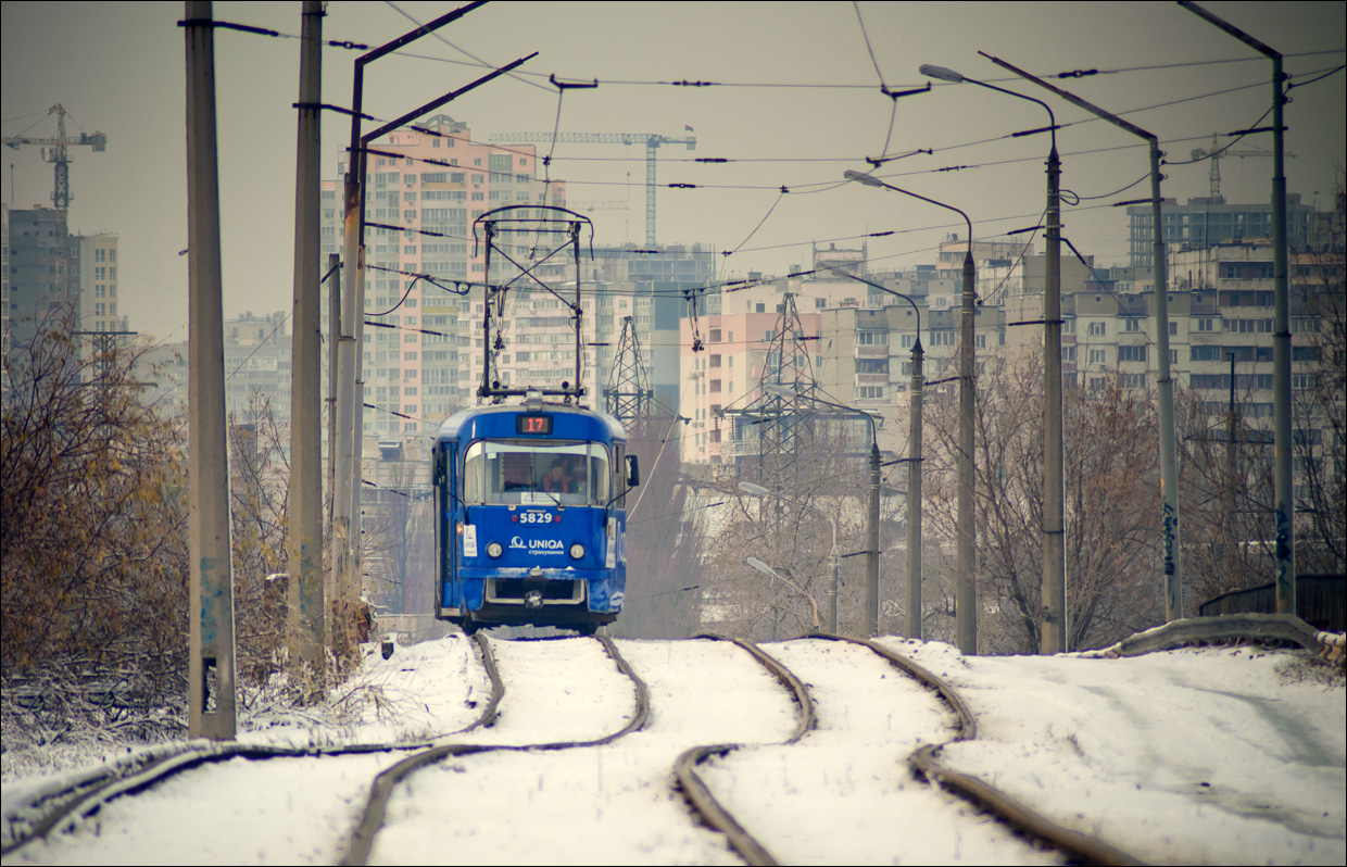 Киев, Tatra T3SU № 5829 Киев, Tatra T3SU № 5829