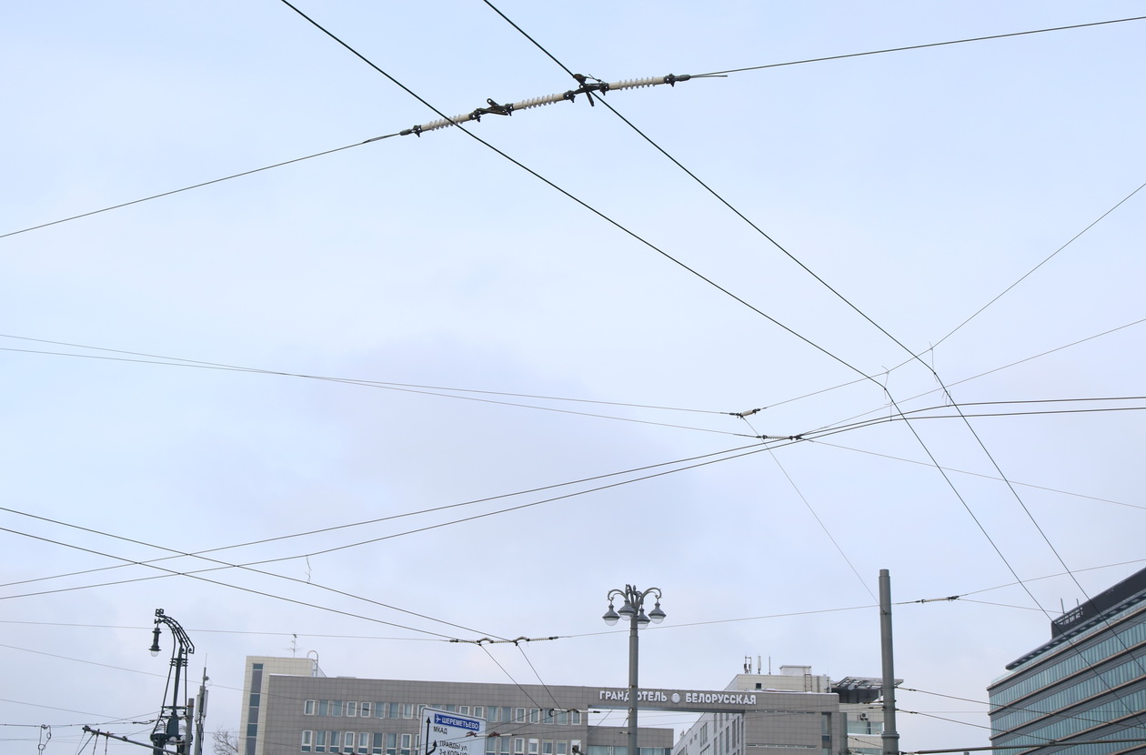 莫斯科 — Electric power service — Miscellaneous photos; 莫斯科 — Trolleybus lines: Central Administrative District