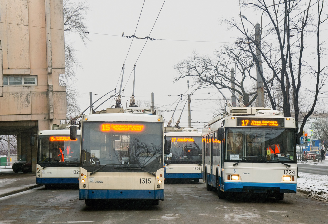 Санкт-Петербург, Тролза-5265.00 «Мегаполис» № 1315; Санкт-Петербург — Конечные станции и разворотные кольца
