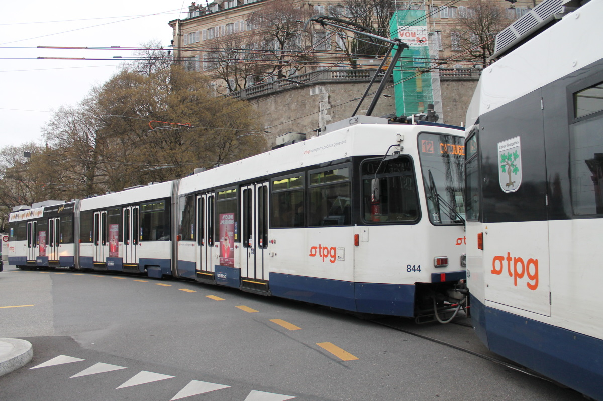 Женева, ACMV/ABB/Duewag Be 4/8 № 844