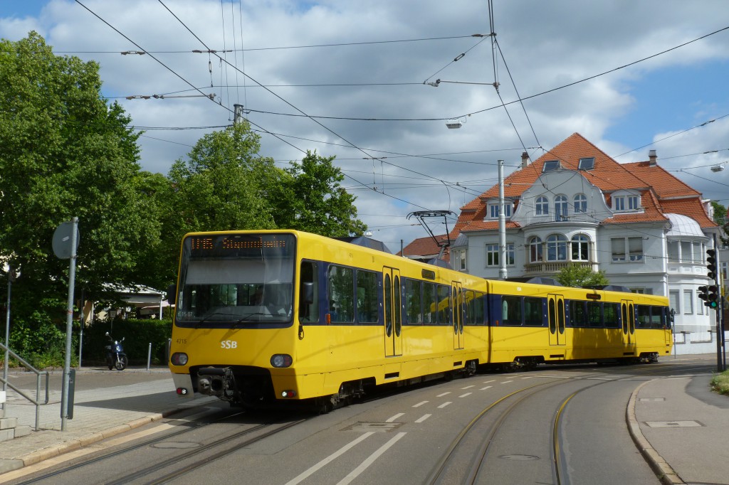 Stuttgart, Duewag DT8.S # 4215 Stuttgart, Duewag DT8.S # 4215