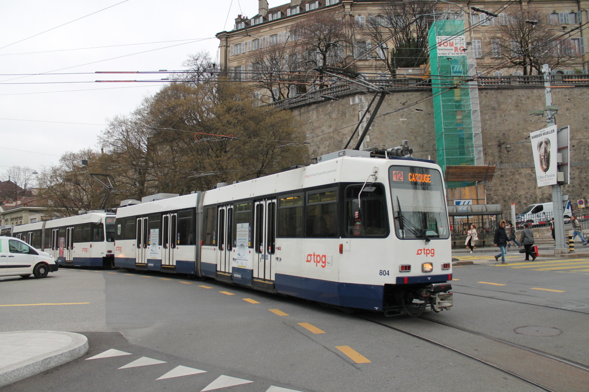 Женева, ACMV/ABB/Duewag Be 4/6 № 804