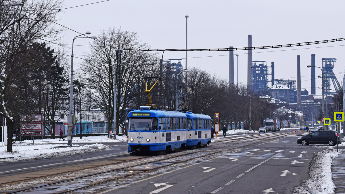 Острава, Tatra T3R.E № 968