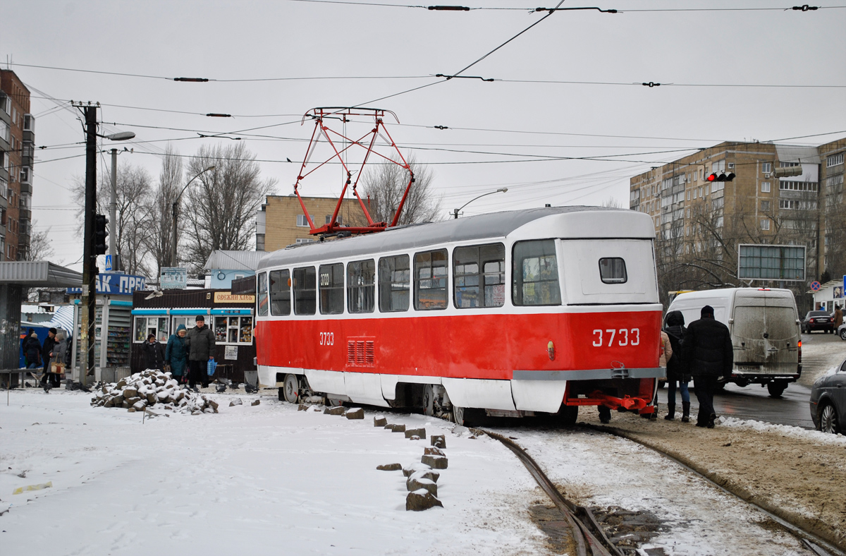 Донецк, Tatra T3SU (двухдверная) № 3733