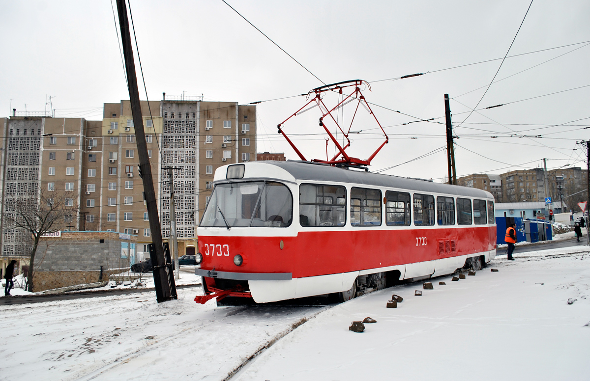 Донецк, Tatra T3SU (двухдверная) № 3733