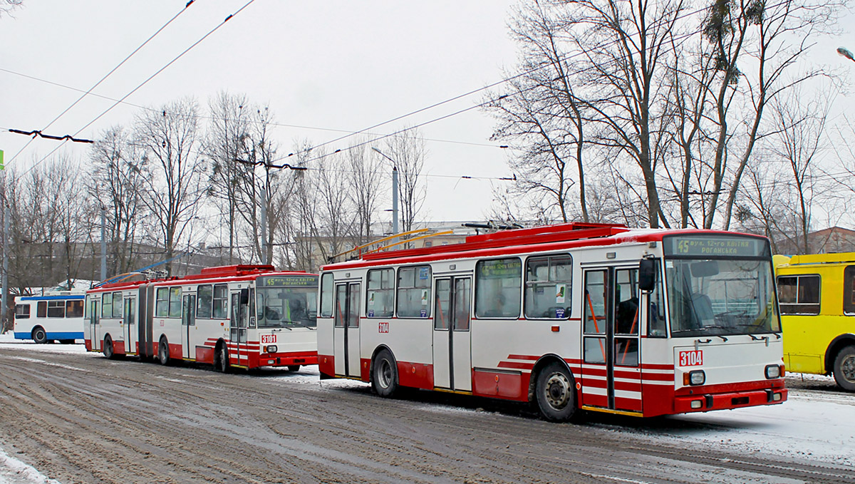 Харьков, Škoda 14Tr17/6M № 3104