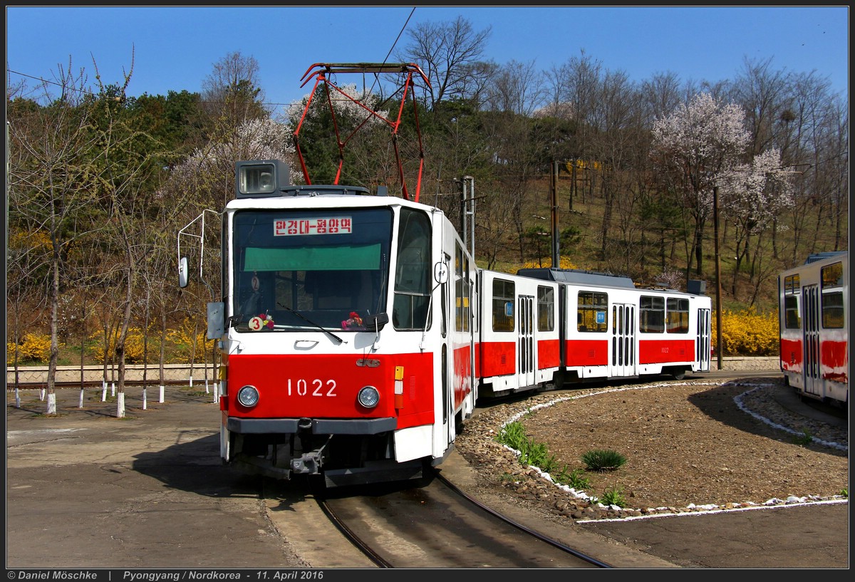 Пхеньян, Tatra KT8D5K № 1022