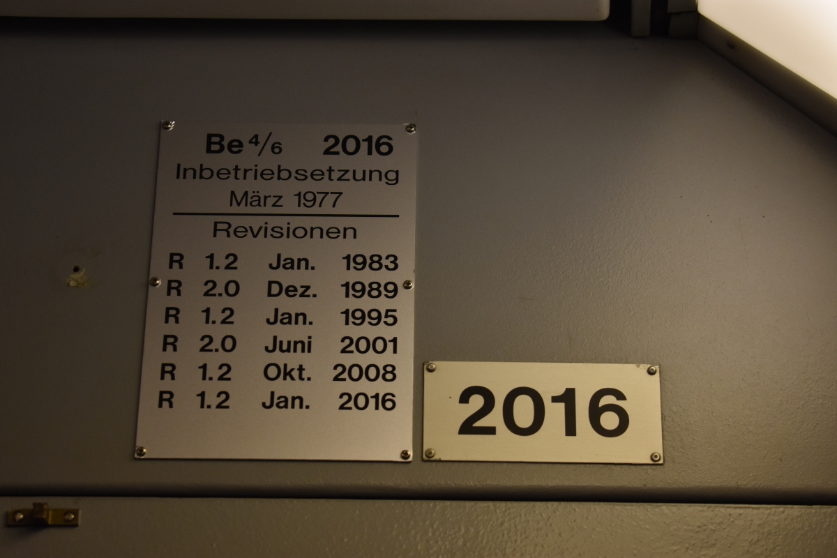 Цюрих, SWS/SWP/BBC Be 4/6 "Tram 2000" № 2016