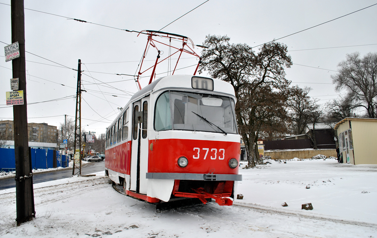 დონეცკი, Tatra T3SU (2-door) № 3733