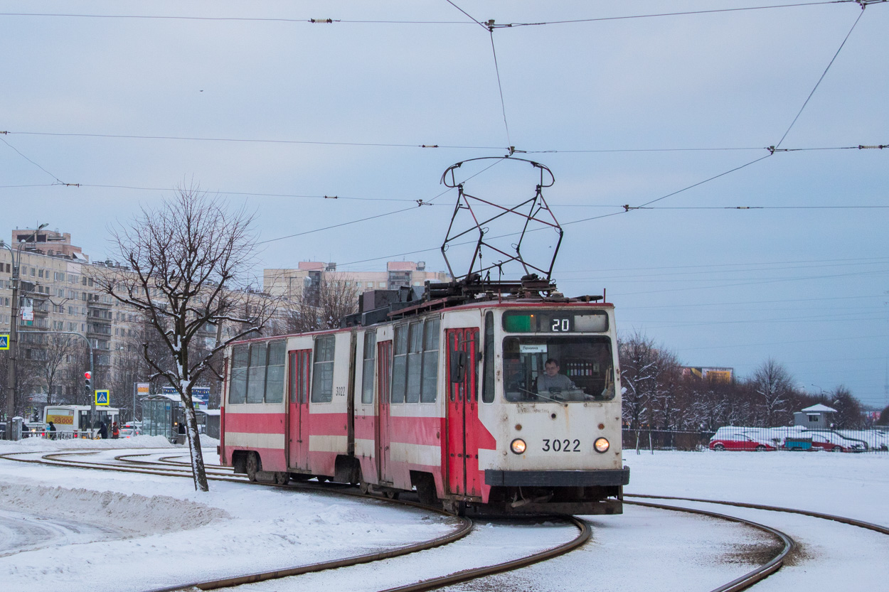 Санкт-Петербург, ЛВС-86К № 3022