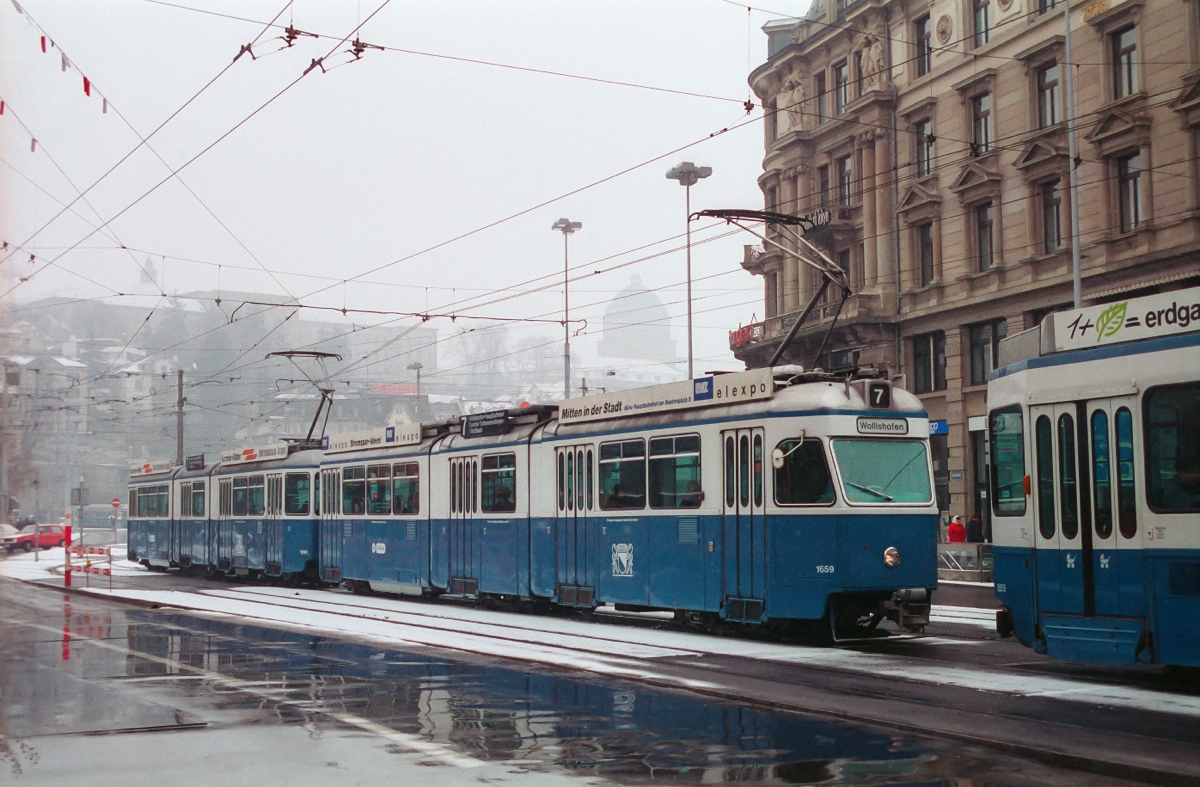 Цюрих, SWS/SIG/BBC Be 4/6 "Mirage" № 1659