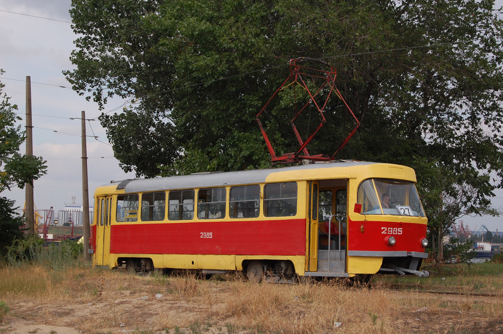 Одесса, Tatra T3SU (двухдверная) № 2985