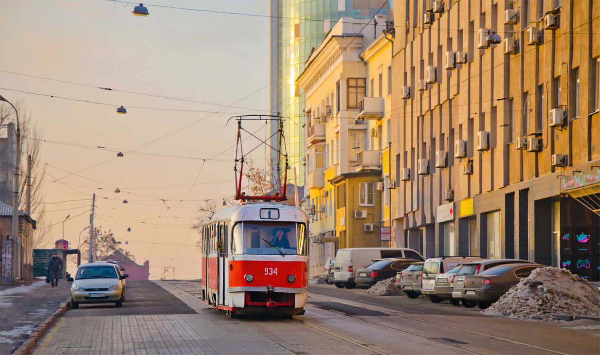 Донецк, Tatra T3SU № 934