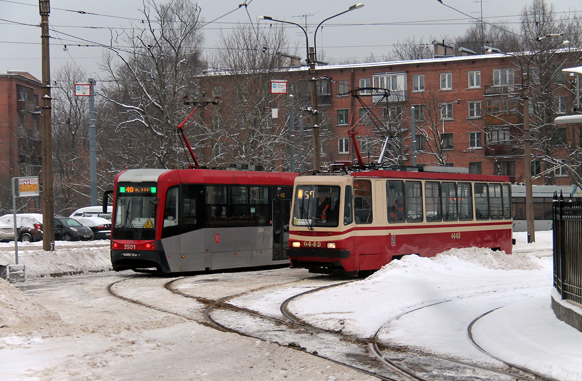 Санкт-Петербург — Конечные станции и разворотные кольца