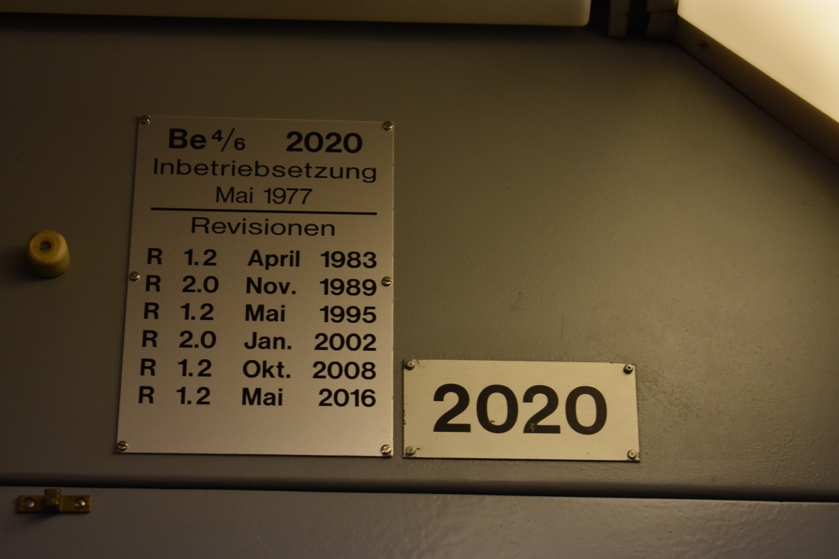 Цюрих, SWS/SWP/BBC Be 4/6 "Tram 2000" № 2020