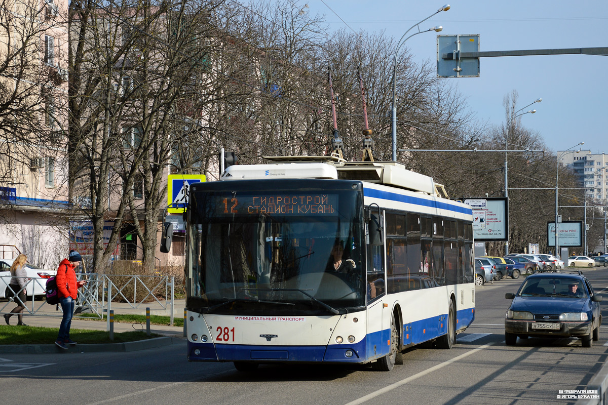 Краснодар, СВАРЗ-МАЗ-6275 № 281