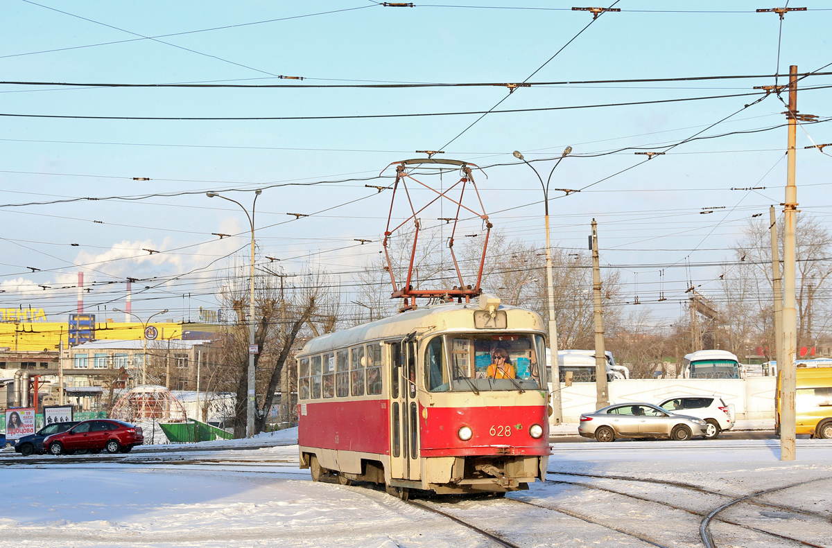 Єкатеринбург, Tatra T3SU (двухдверная) № 628