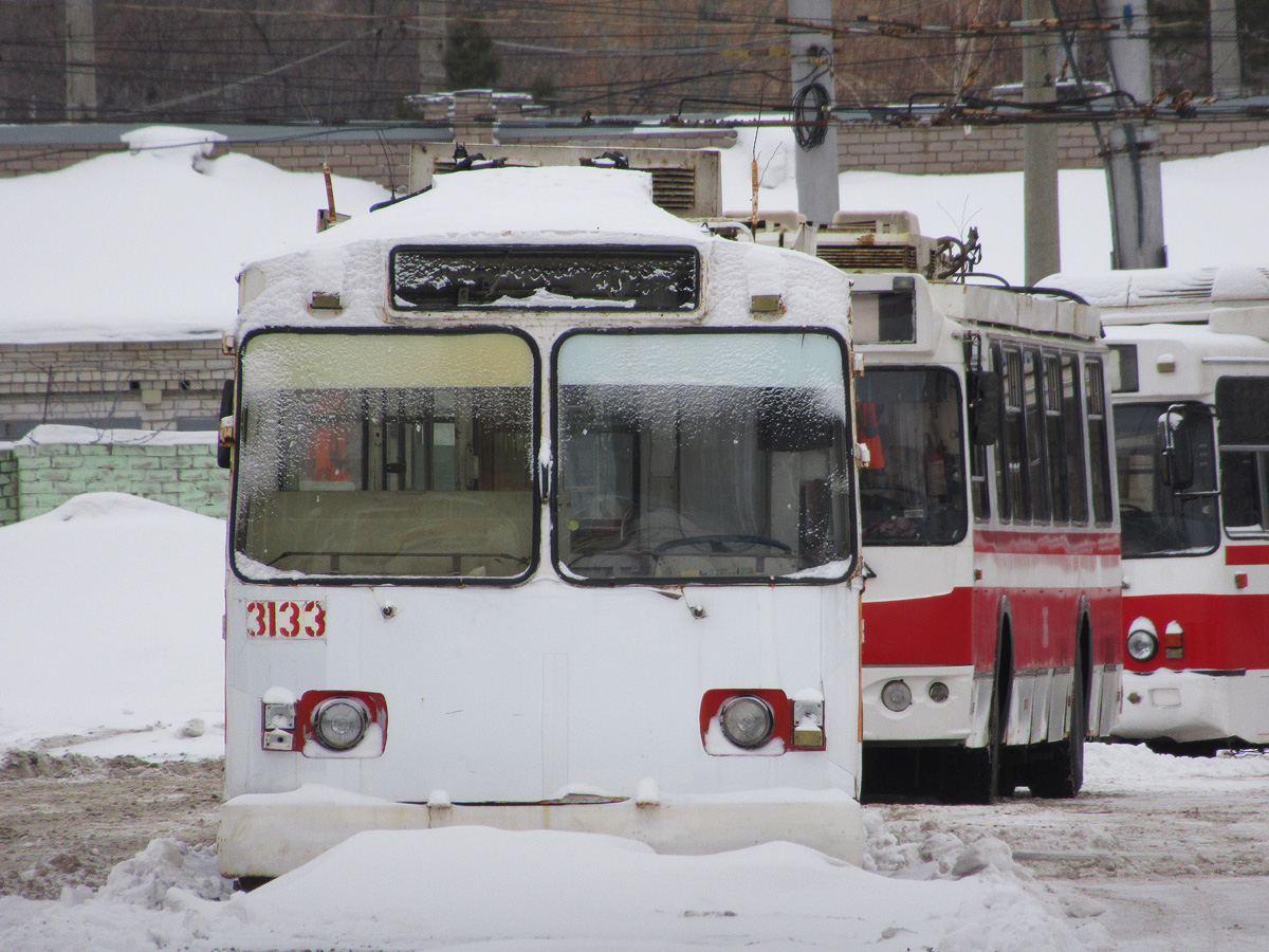 Samara, ZiU-682V-012 [V0A] # 3133; Samara — Trolleybus depot # 3