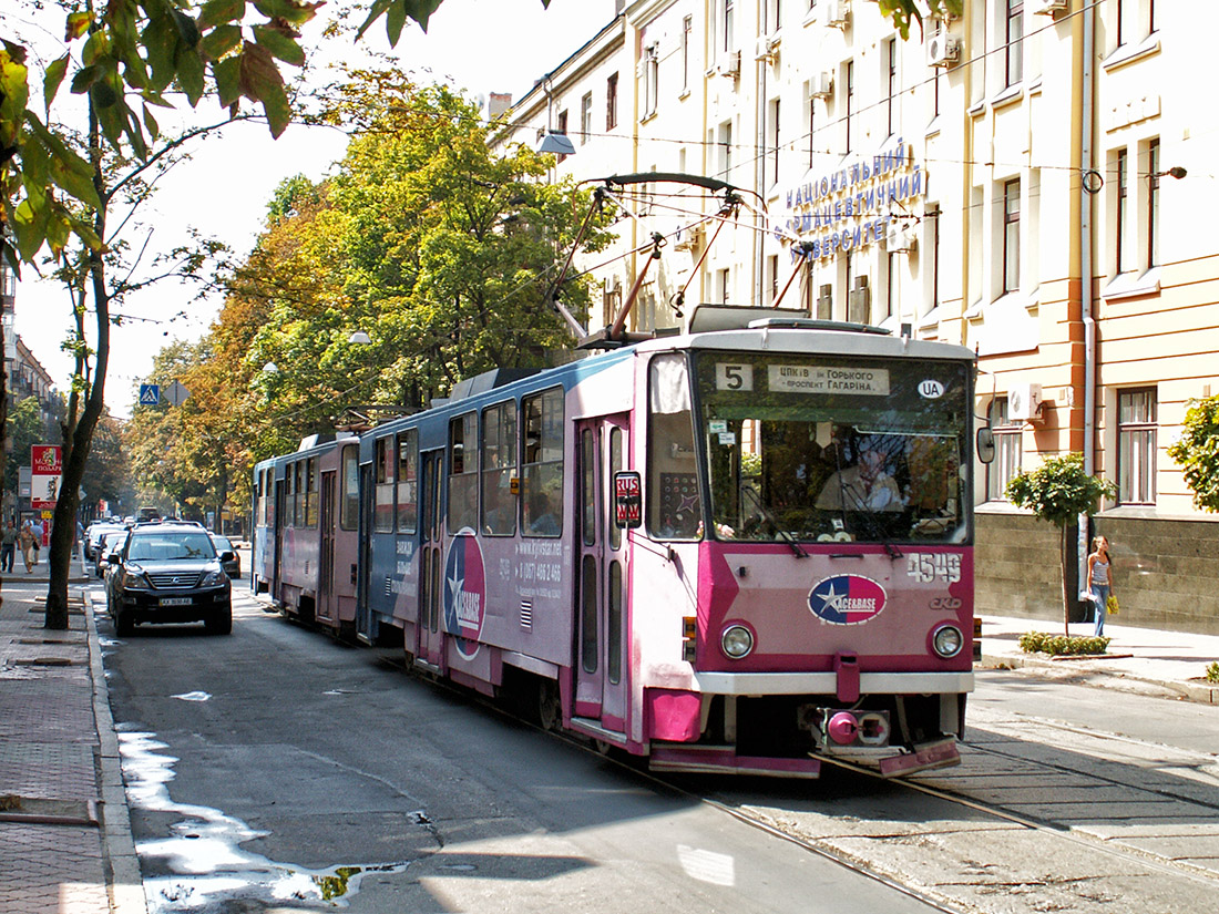 Харьков, Tatra T6B5SU № 4549