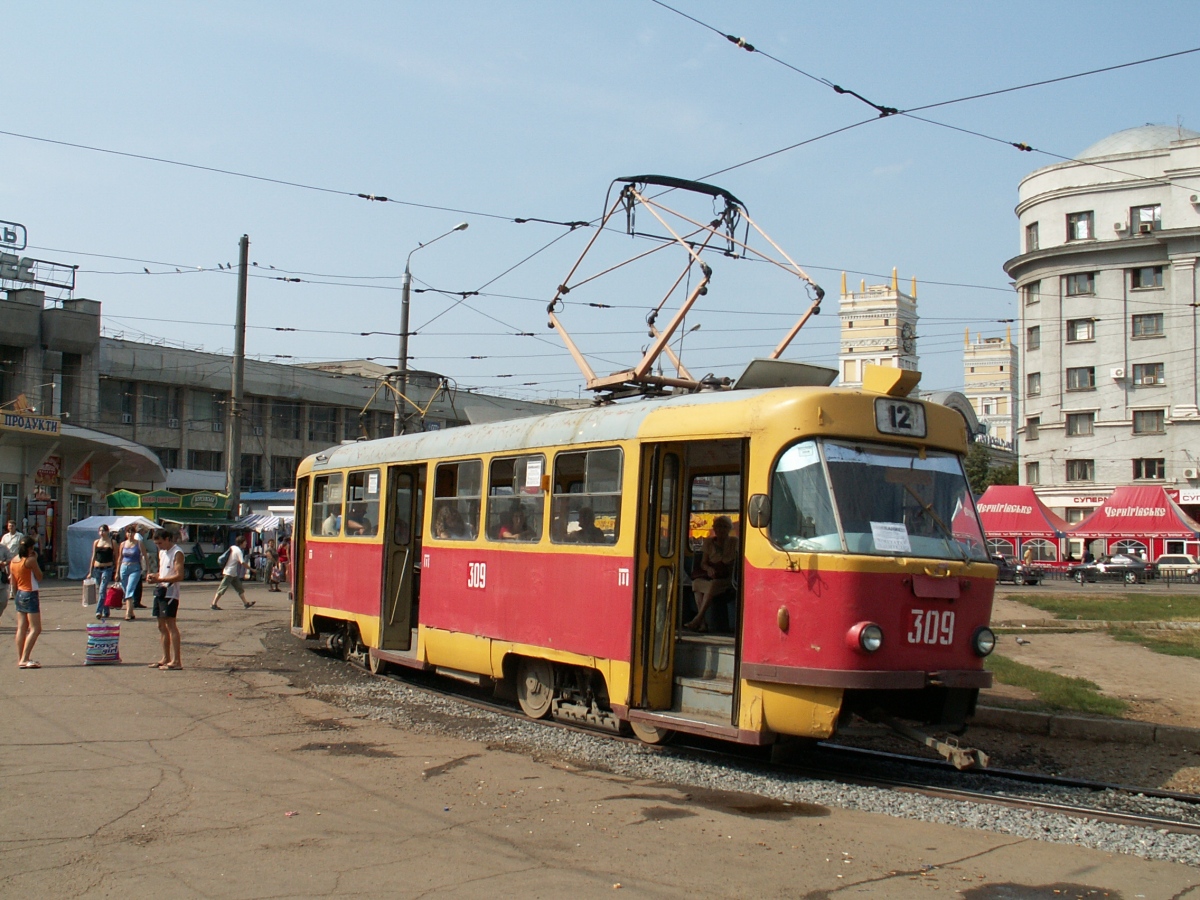 Харьков, Tatra T3SU № 309