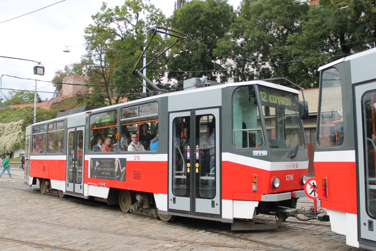 Brno, Tatra T6A5 č. 1216